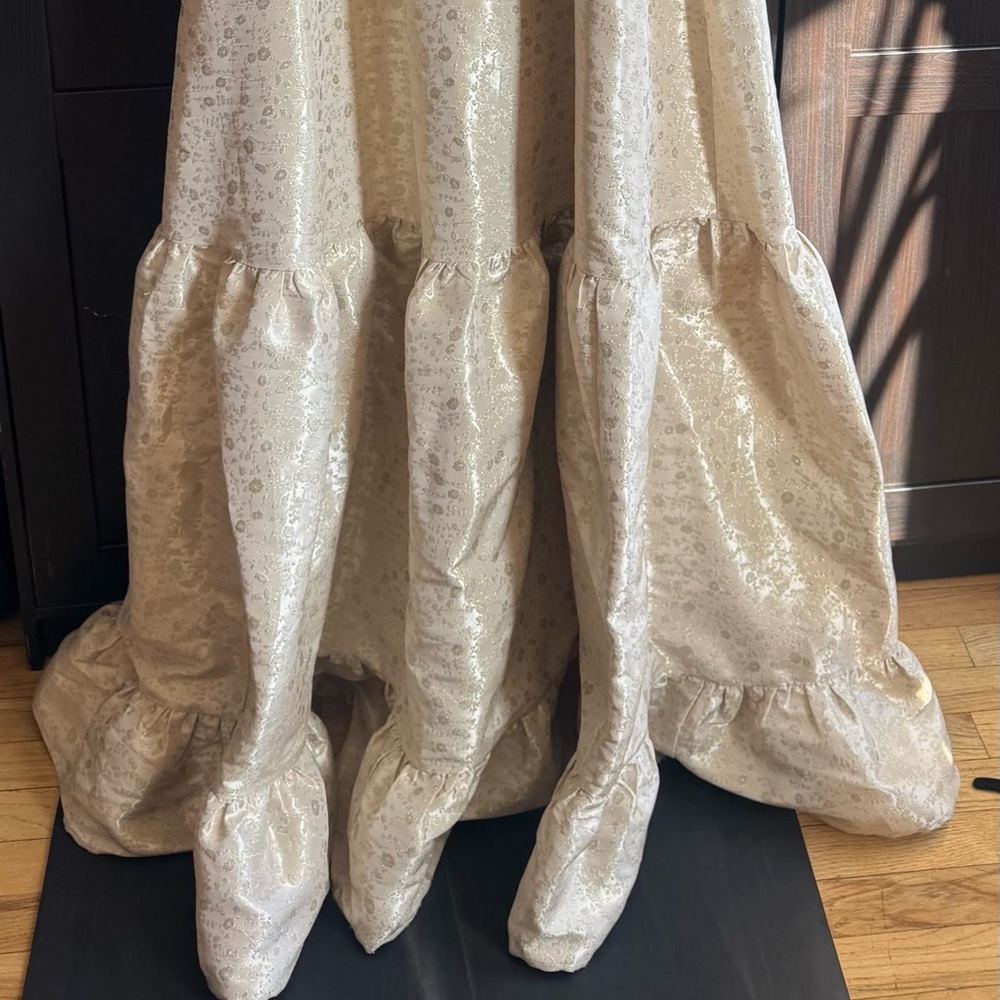 V. Chapman Champagne Bridesmaid Dress - Picture 2 of 4
